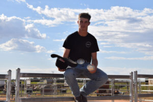 Eade buckles up for the ride