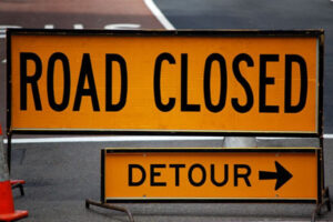 Woorinen Road closure