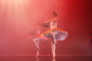 Back on stage to wow the audience