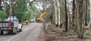 Swan Hill SES assist in the Macedon Ranges
