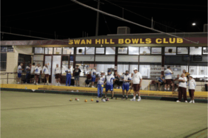 Bowls rivals face off under lights
