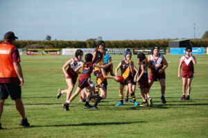 Girls’ footy kicks off in style