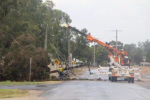 Strong winds cause chaos