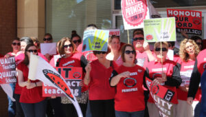 Strike: Teachers take to the street