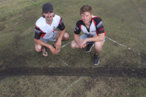 Vandals target pitch again