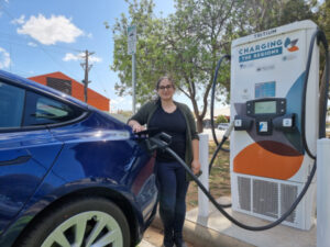 Town’s outlets get EV drivers all charged up