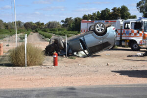 Teen injured in rollover