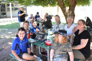 School family gets together