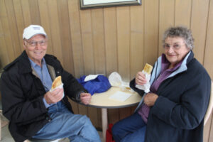 Hot pies and coffee weather