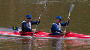 Marathon paddles into Swan Hill