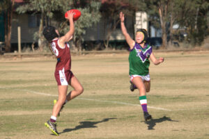 Girls battle in opening round of the Central Victoria Football League’s girls competition