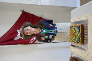 Nod to the Queen for two sea scouts