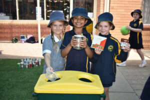 Students see green: Recycling lessons in the classroom