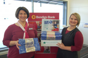 Little Blue Towels show support for breast cancer awareness
