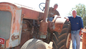 Chugging along: support revs up for tractor event