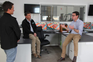 Water minister visits region