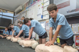 Students learn emergency skills
