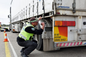 Trucks targeted in blitz