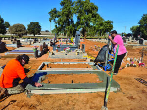 Grave sites new respect