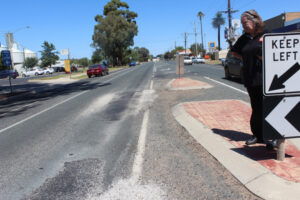 Pedestrian danger spot