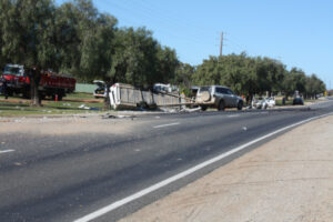 Fatal crash at Lake Boga