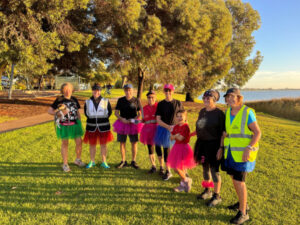 Runners don tutus for fun run
