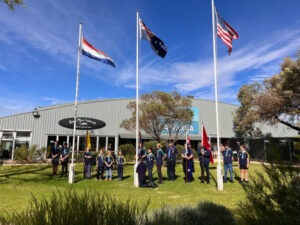 Fitting service at Flying Catalina Museum