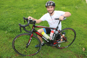 Teen riding for a cause