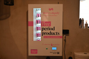 Vending machine to support female students