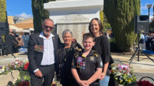Four generations pay tribute