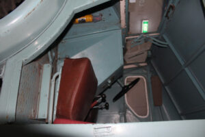 Vintage Air Force ambulance on display