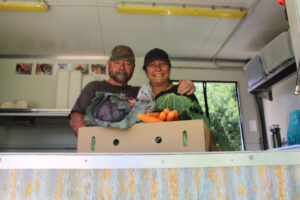 Truck loads of food on offer