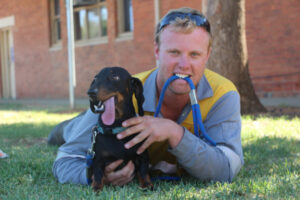 Support for dog park