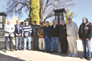 Vets pause to remember