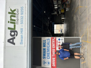 Indi inking work experience with Swan Hill Chemicals