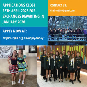 Rotary youth exchange program open
