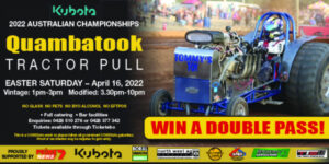 Win tickets to the Quambatook Tractor Pull 2022
