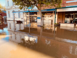 Relief in Charlton as waters recede