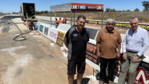 Drag strip repairs in fast lane