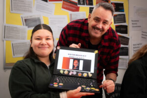 Students clued in to crime author’s visit