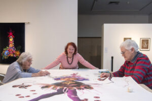 Giant artwork gets local touch