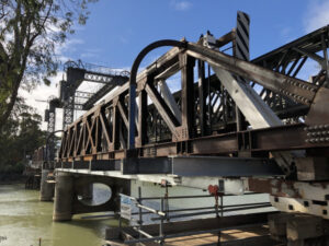 NO SWANNING ABOUT THE BRIDGE