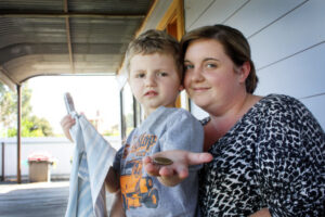 Mum furious over public holiday palm-off