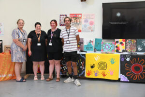 Paint brush captures positive experience