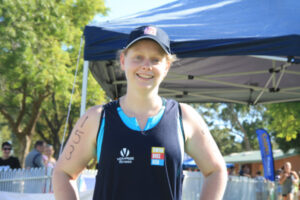 Cancer survivor finishes Tri