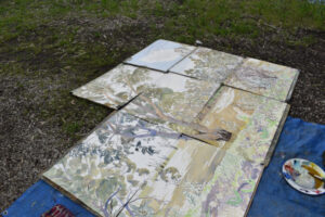 Artist captures water, colours