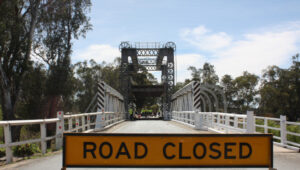 Anger over bridge works