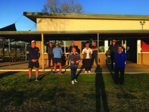 Bright signs ahead on the lawn