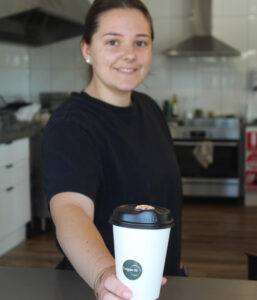 Walk with a friend, full of beans