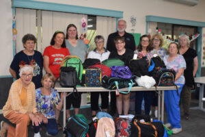 Essential backpacks donated for homeless